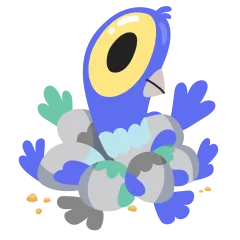 Bird Brained Sticker Nr.7 - herunterladen als WEBP.