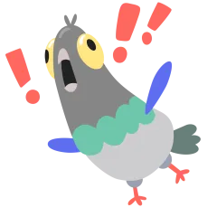 Bird Brained Sticker Nr.8 - herunterladen als WEBP.