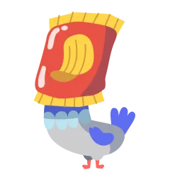 Bird Brained Sticker Nr.11 - herunterladen als WEBP.