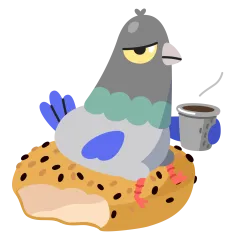 Bird Brained Sticker Nr.12 - herunterladen als WEBP.