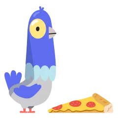 Bird Brained Sticker Nr.15 - herunterladen als WEBP.