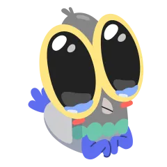 Bird Brained Sticker Nr.16 - herunterladen als WEBP.