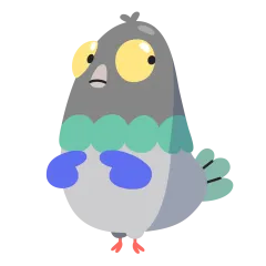 Bird Brained Sticker Nr.19 - herunterladen als WEBP.