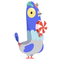 Bird Brained Sticker Nr.20 - herunterladen als WEBP.