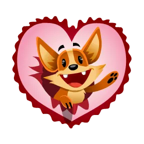 Biscuit in Love sticker #1 - download as WEBP.