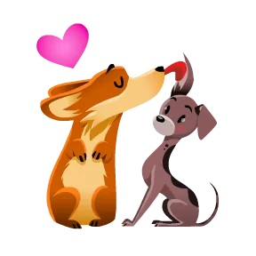 Biscuit in Love sticker #5 - download as WEBP.