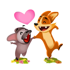 Biscuit in Love sticker #9 - download as WEBP.