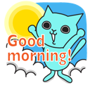 Blue Cat sticker #02