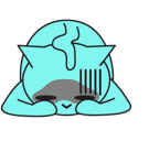 Blue Cat sticker #05