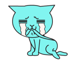 Blue Cat sticker #12