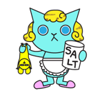 Blue Cat sticker #24