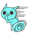 Blue Cat sticker #25