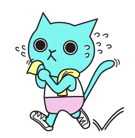 Blue Cat sticker #27