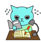 Blue Cat sticker #32