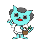 Blue Cat sticker #35