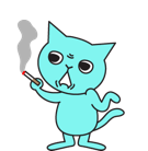 Blue Cat sticker #38