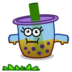 Boba Sticker Nr.9 - herunterladen als WEBP.