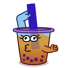 Boba Sticker Nr.15 - herunterladen als WEBP.
