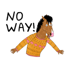 BoJack Horseman sticker #08