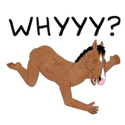 BoJack Horseman sticker #11