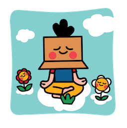 Box Girl sticker #06