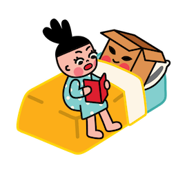 Box Girl sticker #08