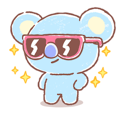 BT21 Best Friends Forever sticker #04