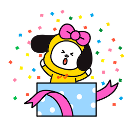 BT21 Love &Peace sticker #03