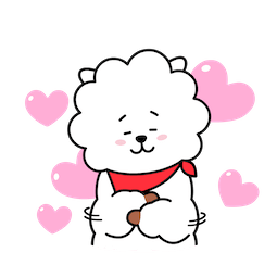 BT21 Love &Peace sticker #12