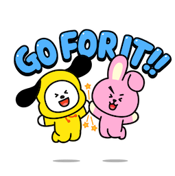 BT21 Love &Peace sticker #16