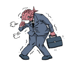 Business Fish sticker #16