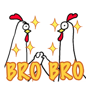 Chicken Bro sticker #04