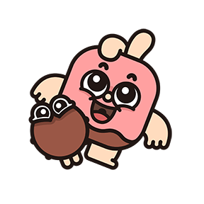 Choco Bunny &Coco sticker #04