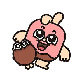 Choco Bunny &Coco sticker #4 - download as WEBP.