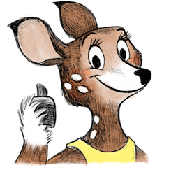 Dearest Deer sticker #03