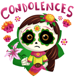 Día de los Muertoons sticker #05