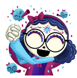 Día de los Muertoons sticker #12