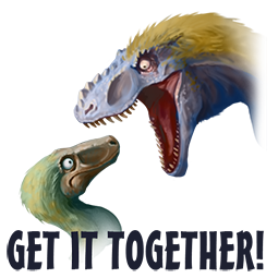 Downer Dinos sticker #10