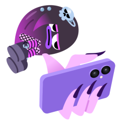Emo sticker #03