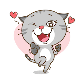 Emoticat sticker #08