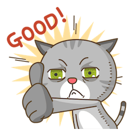 Emoticat sticker #15