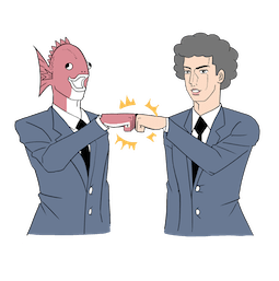 Everyday Business Fish sticker #06