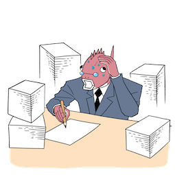 Everyday Business Fish sticker #23