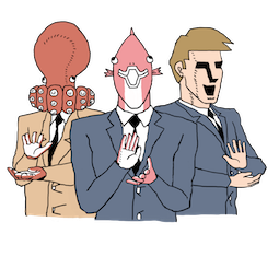 Executive Business Fish sticker #02