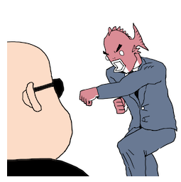 Executive Business Fish sticker #11