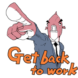 Executive Business Fish sticker #12