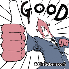 Executive Business Fish sticker #10