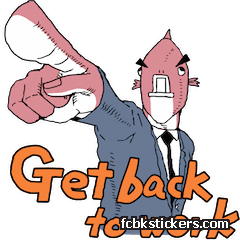 Executive Business Fish sticker #12