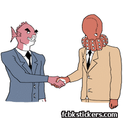 Big Boss Business Fish Aufkleber #18
