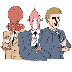 Big Boss Business Fish sticker #02